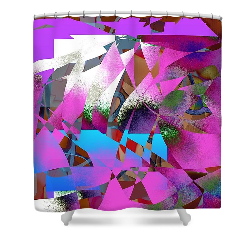 Jgyoungmd Shower Curtain featuring the digital art 170310b by Jgyoungmd Aka John G Young MD