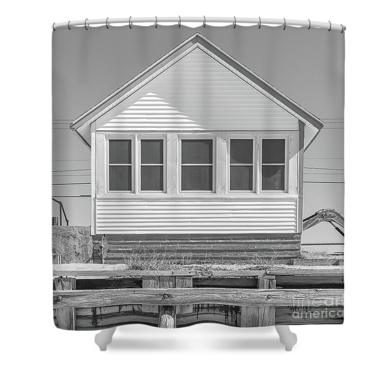 Cape Cod Shower Curtain featuring the photograph 18 - Begonia - Flower Cottages Series by Edward Fielding