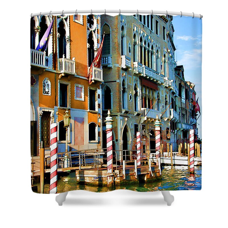 Venice Shower Curtain featuring the photograph Venice - Untitled #18 by Brian Davis
