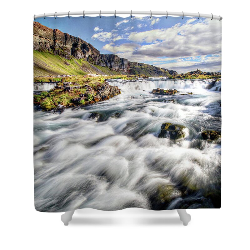 Iceland Shower Curtain featuring the photograph Iceland #183 by Paul James Bannerman