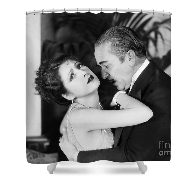 -couples- Shower Curtain featuring the photograph Silent Film Still: Couples #19 by Granger