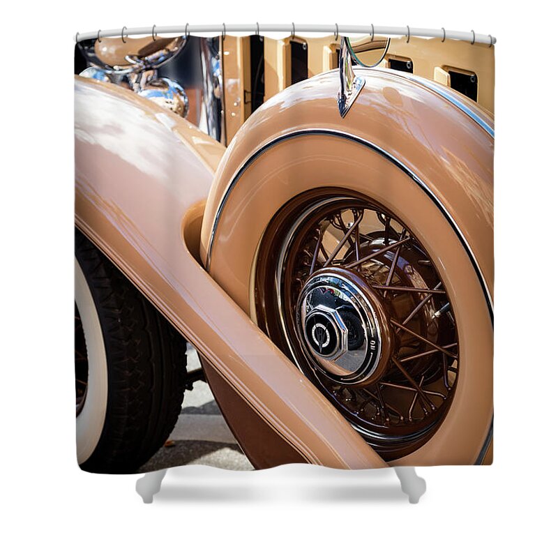 Classic Shower Curtain featuring the photograph 1932 Cadillac II by Brian Jannsen