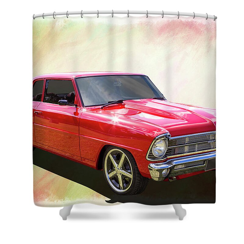 Car Shower Curtain featuring the photograph 1967 Nova by Keith Hawley