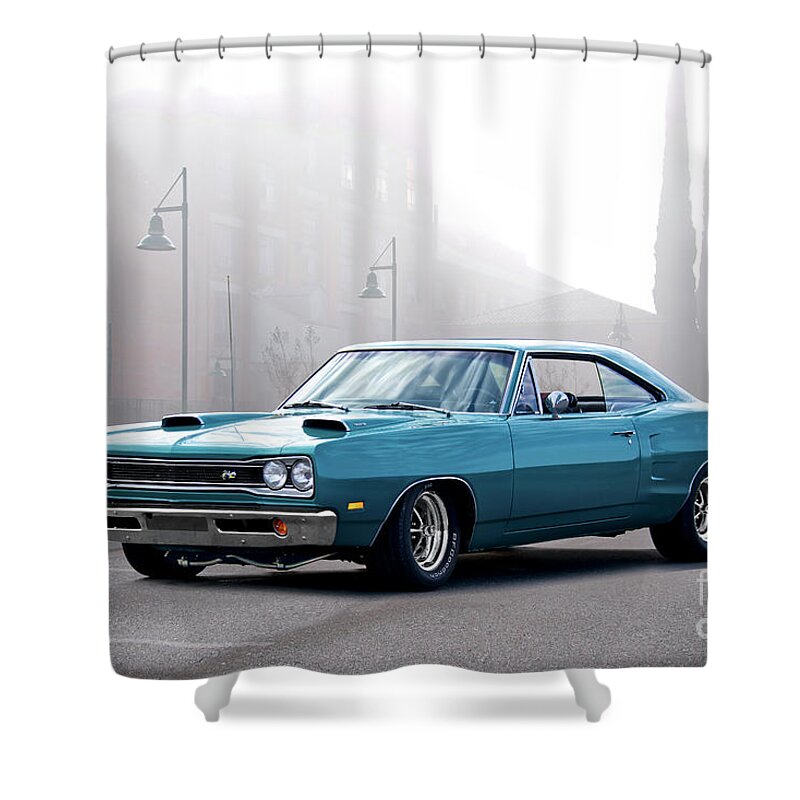 Automobile Shower Curtain featuring the photograph 1969 Dodge 383 Super Bee I by Dave Koontz