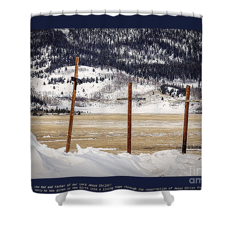 Religion Shower Curtain featuring the photograph 1st Peter by Janice Pariza