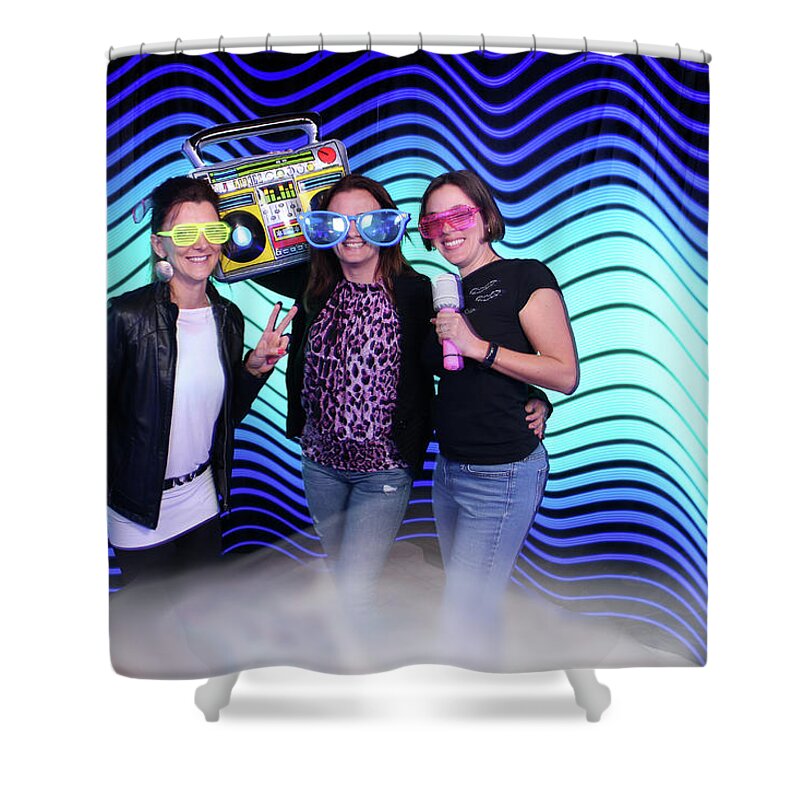  Shower Curtain featuring the photograph 80's Dance Party at Sterling Events Center #2 by Andrew Nourse