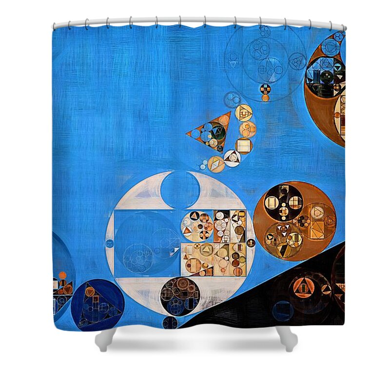Poster Shower Curtain featuring the digital art Abstract painting - Pancho #2 by Vitaliy Gladkiy