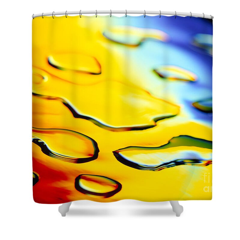 Abstract Shower Curtain featuring the photograph Abstract Water #2 by Tony Cordoza