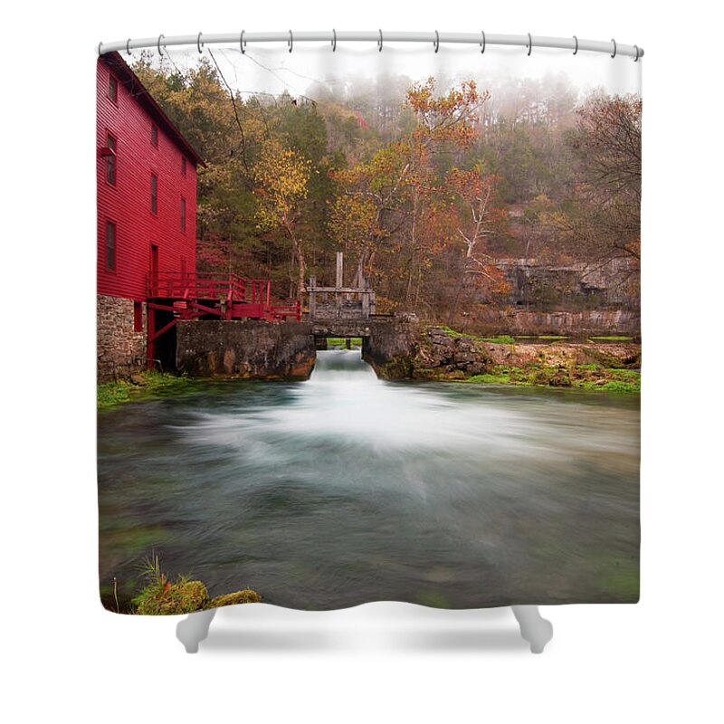 Missouri Shower Curtain featuring the photograph Alley Mill #2 by Steve Stuller