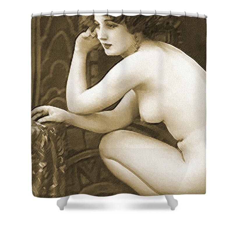 Ancient Porn - Modern Art Shower Curtain