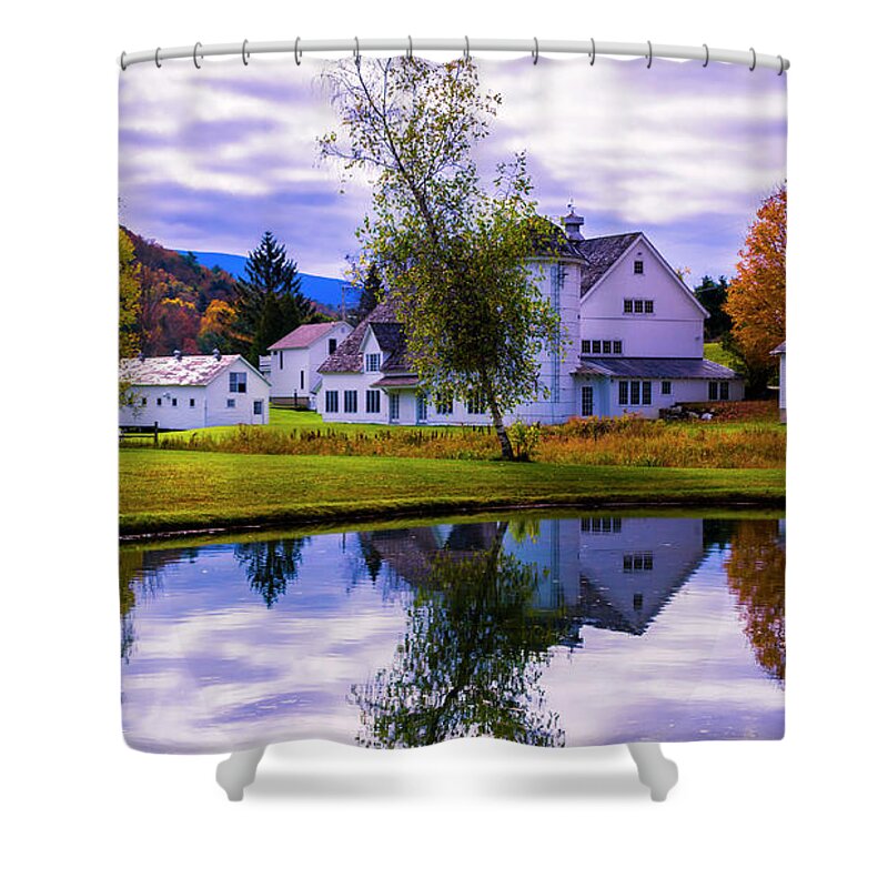 Fall Foliage Shower Curtain featuring the photograph Arlington Vermont #3 by Scenic Vermont Photography