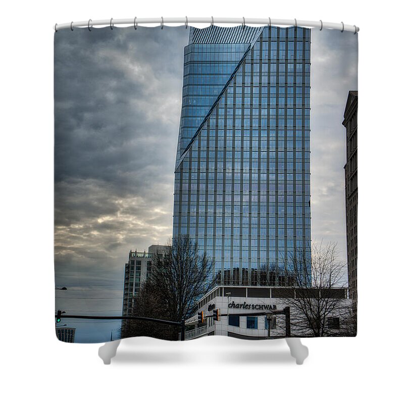 Building Shower Curtain featuring the photograph Atlanta Highrise #2 by Brett Engle