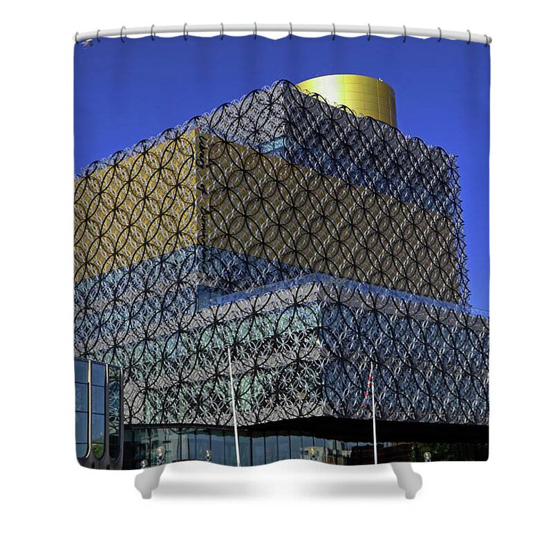 Birmingham Library Shower Curtain featuring the photograph Birmingham Library #2 by Tony Murtagh