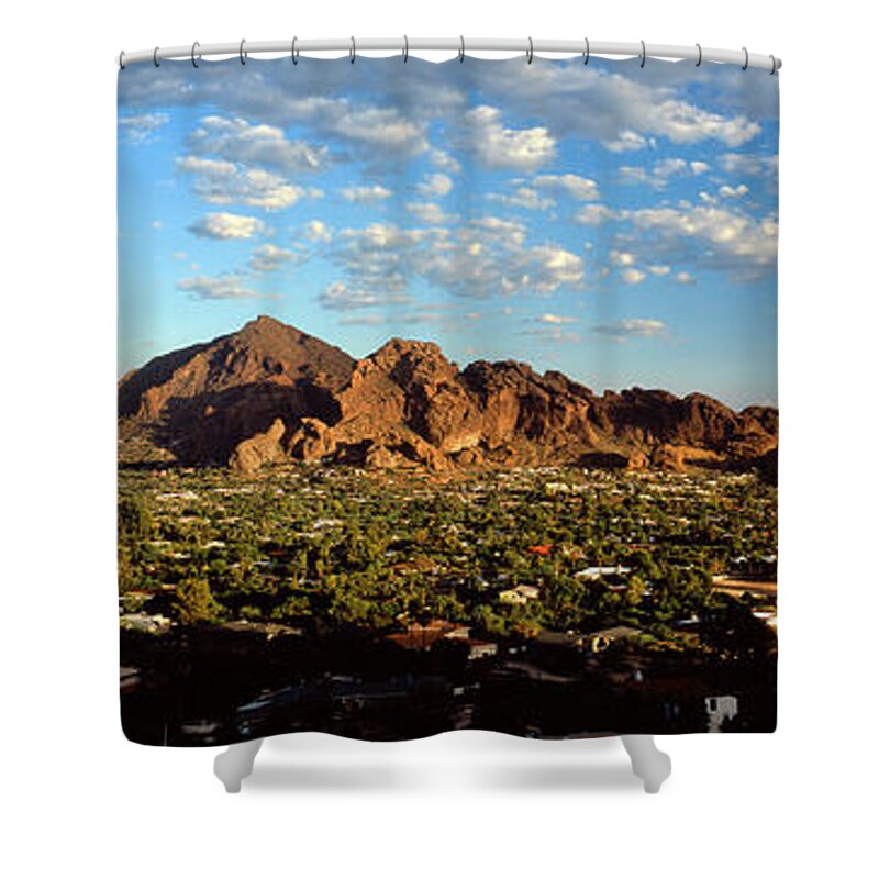 Camelback Mountain Shower Curtain featuring the photograph Camelback Mountain, Phoenix Arizona #2 by Wernher Krutein