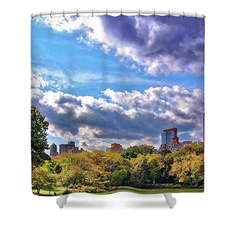 Central Park Shower Curtain featuring the photograph Central Park #3 by Doolittle Photography and Art