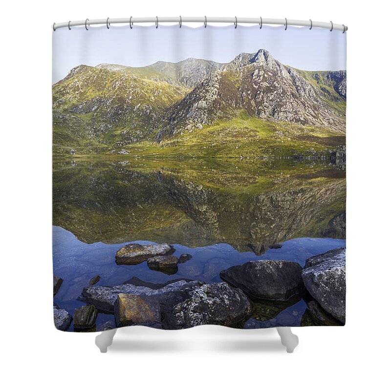 Wales Shower Curtain featuring the photograph Cwm Idwal #2 by Ian Mitchell