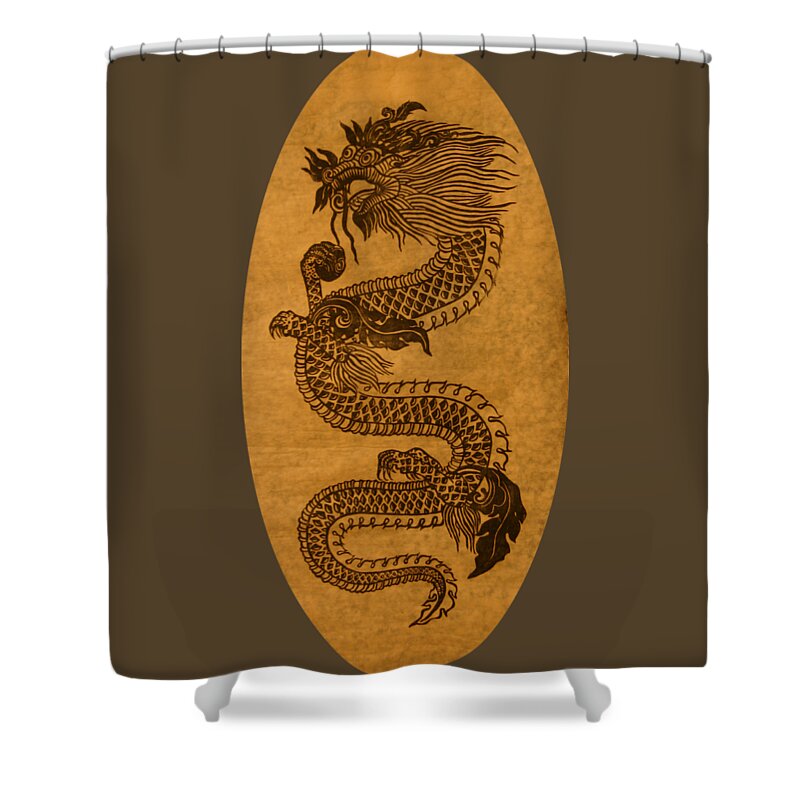 Dragon Shower Curtain featuring the photograph Dragon by Robert E Alter Reflections of Infinity
