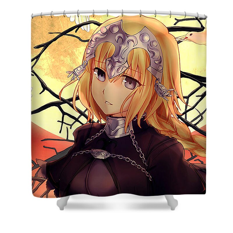 Fate/apocrypha Shower Curtain featuring the digital art Fate/Apocrypha #2 by Maye Loeser