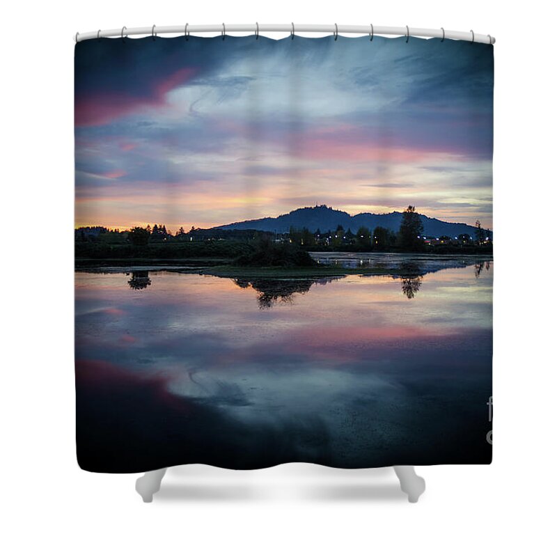  Sky Shower Curtain featuring the photograph Lebanon Oregon Sunset #3 by Nick Boren