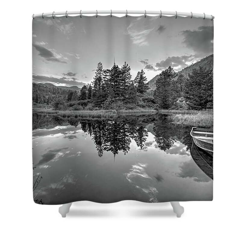 Lily Lake Shower Curtain featuring the photograph Lily Lake #2 by Mike Ronnebeck