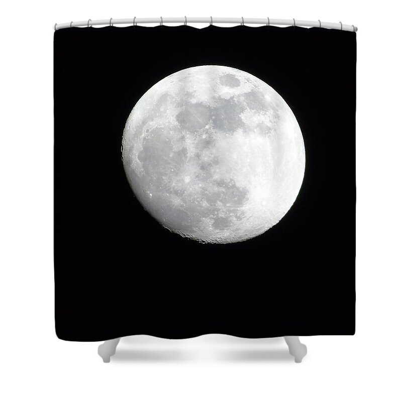 Moon Shower Curtain featuring the photograph Moonlight #2 by Yohana Negusse