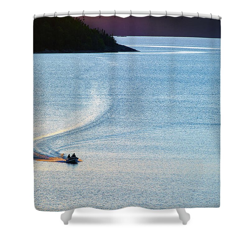 Camping Shower Curtain featuring the photograph Homeward Bound-cooler by Doug Gibbons