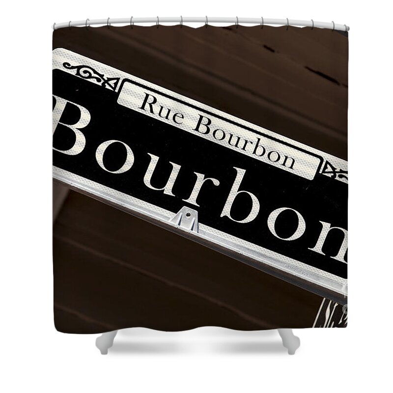 New Orleans Shower Curtain featuring the photograph Rue Bourbon Street - New Orleans #2 by Anthony Totah