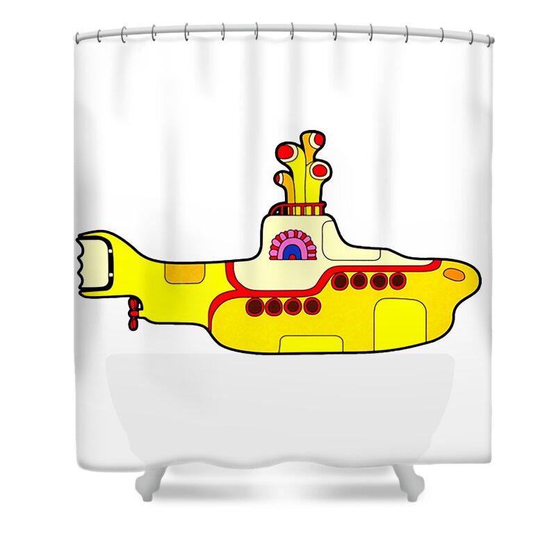 The Beatles Shower Curtain featuring the digital art The Beatles by Jofi Trazia