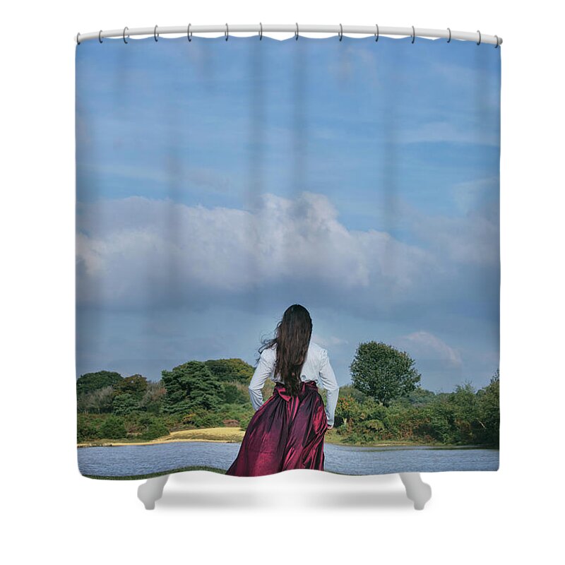 Girl Shower Curtain featuring the photograph Victorian lady #2 by Joana Kruse