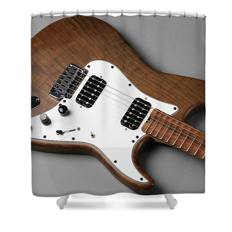 Guitar Shower Curtain featuring the photograph Guitar #20 by Jackie Russo