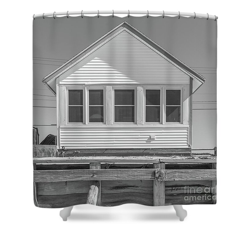 Cape Cod Shower Curtain featuring the photograph 20 - Bluebell - Flower Cottages Series by Edward Fielding