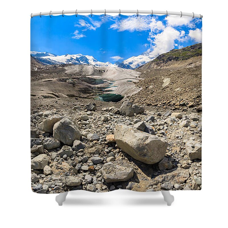 Bavarian Shower Curtain featuring the photograph Swiss Mountains #20 by Raul Rodriguez