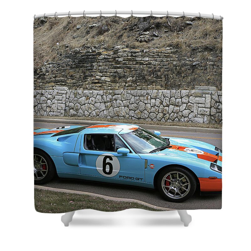 Ford Shower Curtain featuring the photograph 2006 Ford GT by Christopher McKenzie