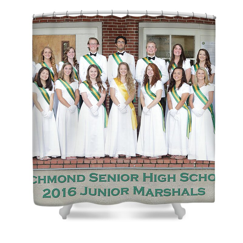  Shower Curtain featuring the photograph 2016 Jr Marshals by Jimmy McDonald
