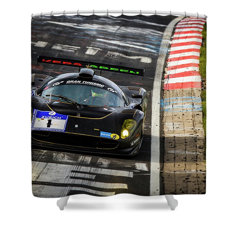 Car Shower Curtain featuring the digital art Car #21 by Super Lovely