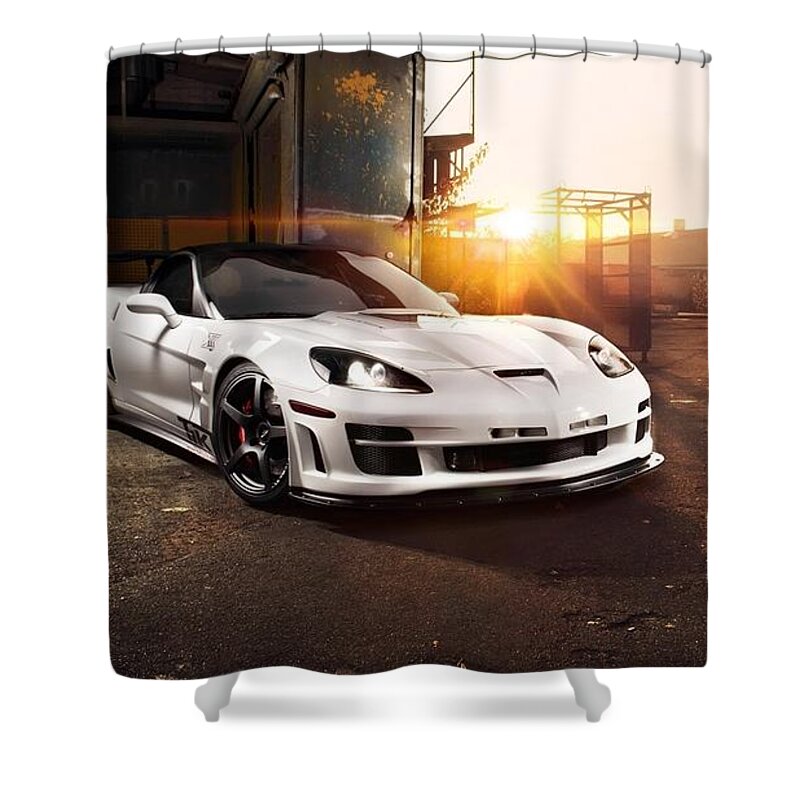 Chevrolet Shower Curtain featuring the photograph Chevrolet #22 by Jackie Russo