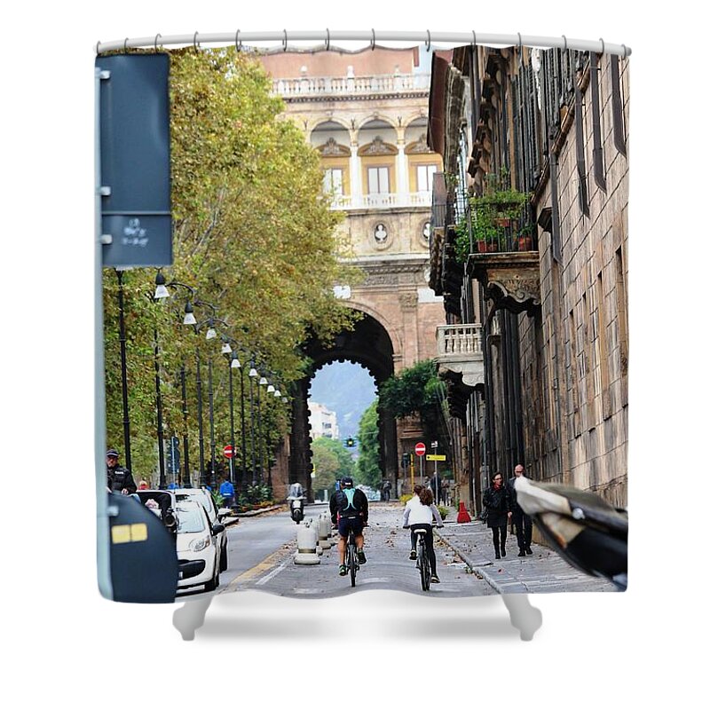 Sicily Shower Curtain featuring the photograph Sicily #221 by Donn Ingemie