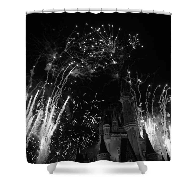 Magic Kingdon Shower Curtain featuring the photograph Cinderella Castle #28 by Rob Hans