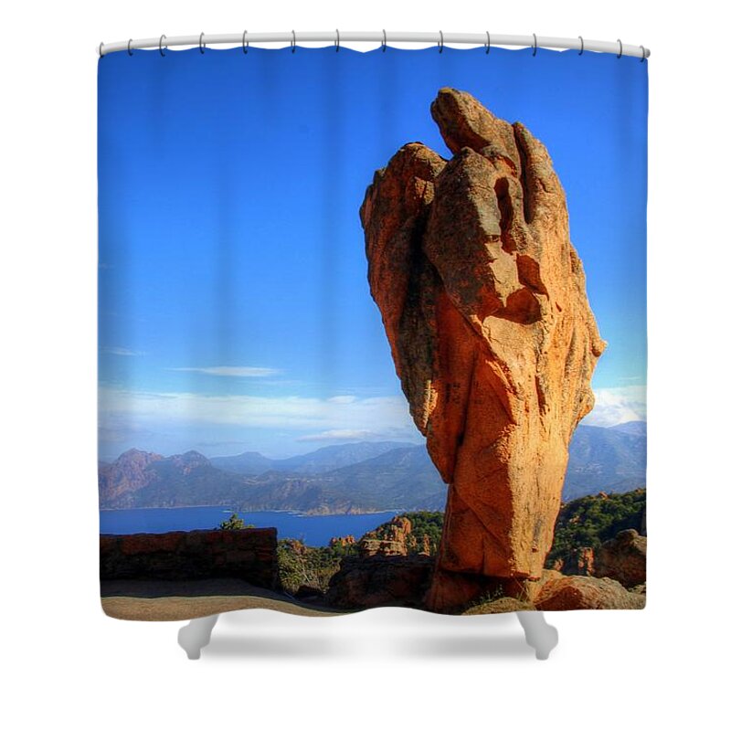 Corsica France Shower Curtain featuring the photograph Corsica France #28 by Paul James Bannerman