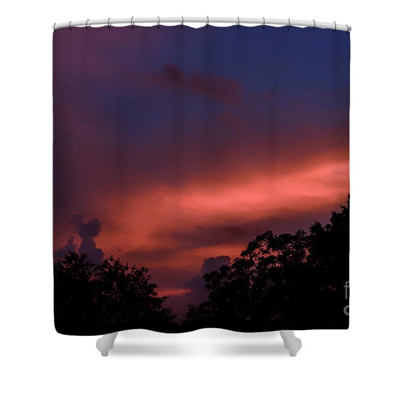 Sunset Shower Curtain featuring the photograph Appalachian Afterglow #29 by Thomas R Fletcher