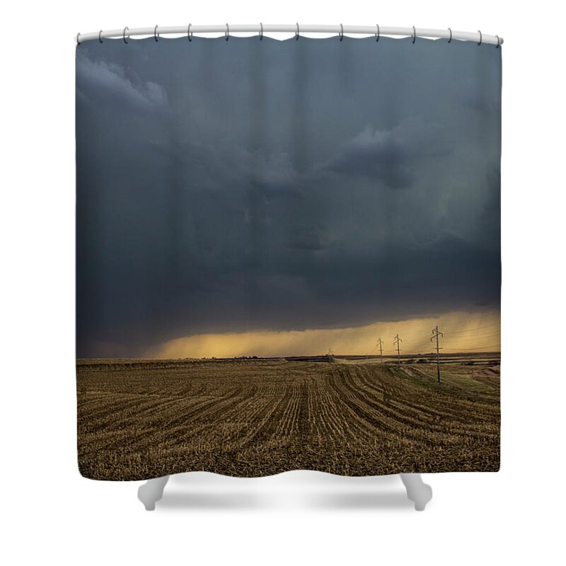 Nebraskasc Shower Curtain featuring the photograph 2nd Storm Chase of 2018 001 by NebraskaSC