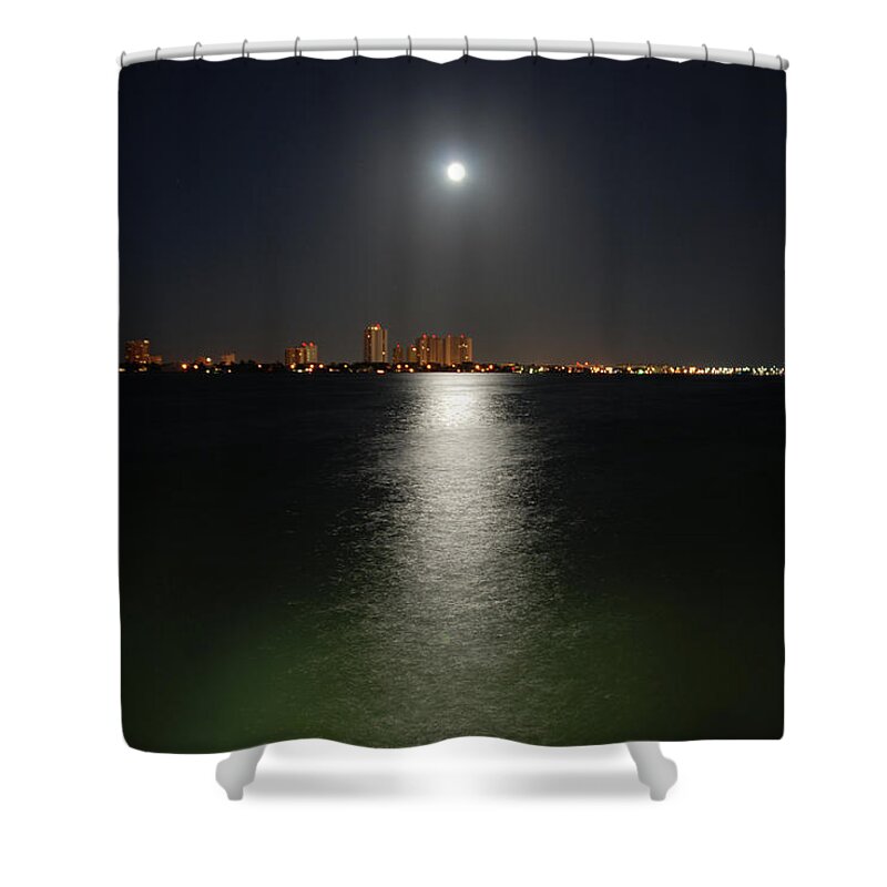 Moon Shower Curtain featuring the photograph 3- Reflections by Joseph Keane