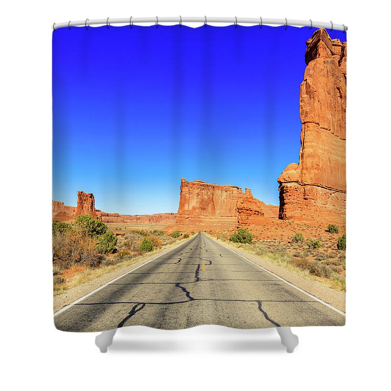 Arches National Park Shower Curtain featuring the photograph Arches National Park #3 by Raul Rodriguez