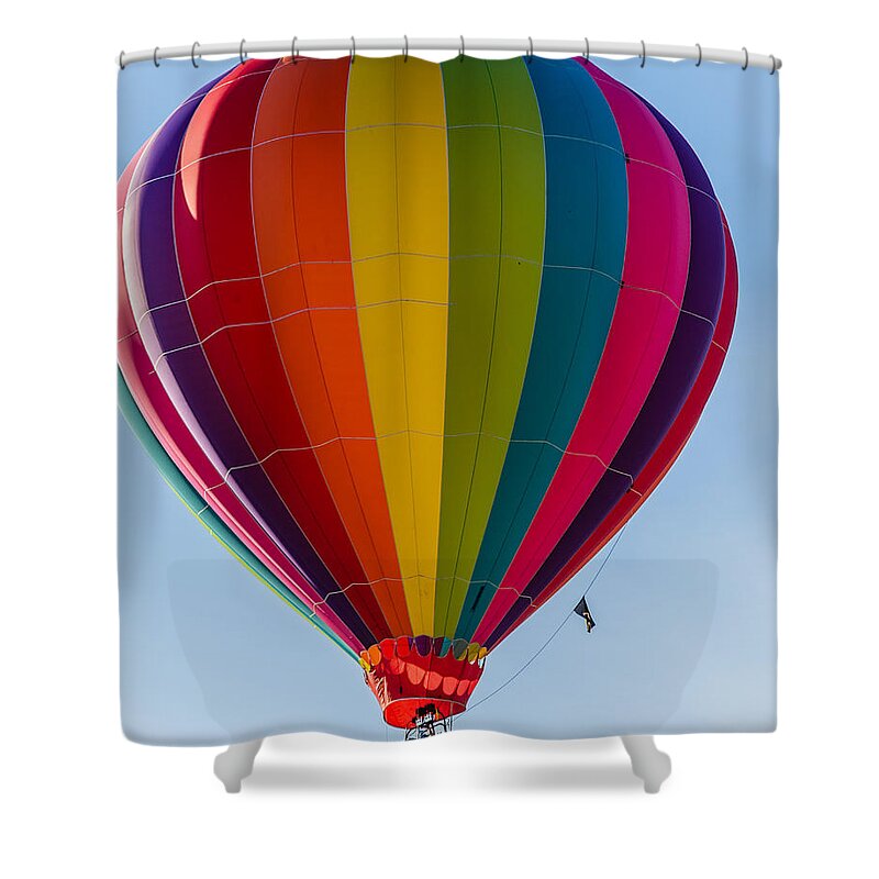  Shower Curtain featuring the photograph Hot air balloon #3 by SAURAVphoto Online Store