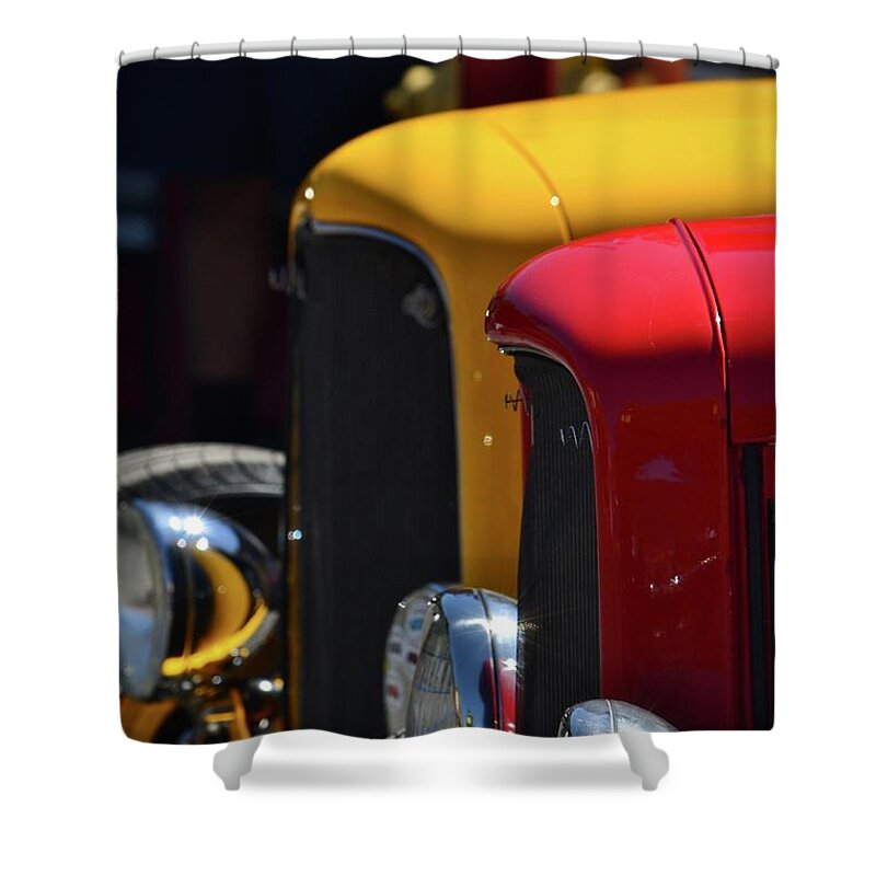  Shower Curtain featuring the photograph Hotrods by Dean Ferreira