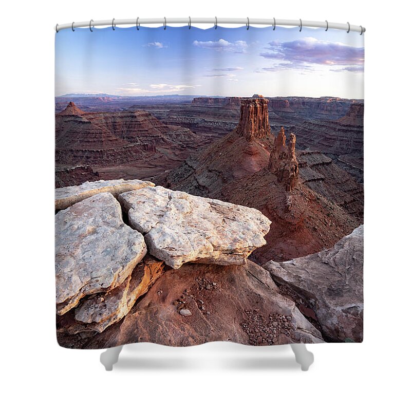 Utah Shower Curtain featuring the photograph Marlboro Point #3 by Mati Krimerman