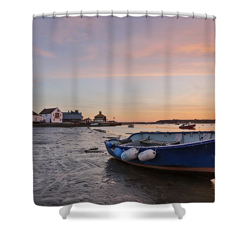 Mudeford Quay Shower Curtain featuring the photograph Mudeford Quay - England #3 by Joana Kruse