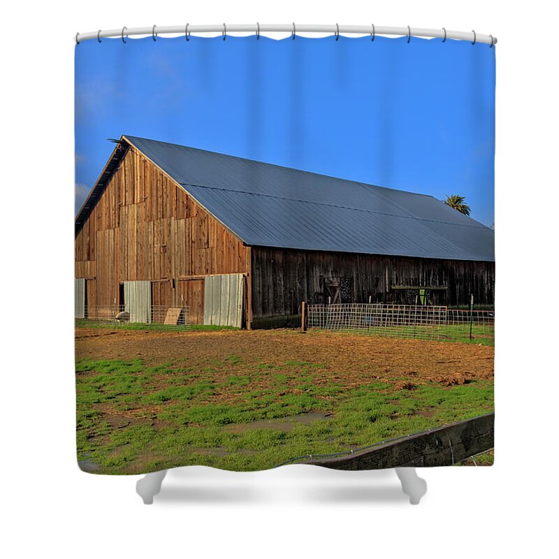 Barn Shower Curtain featuring the photograph Old Barn #3 by Bruce Bottomley