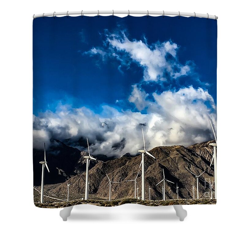 Photography Shower Curtain featuring the photograph Palm Springs by Chris Tarpening
