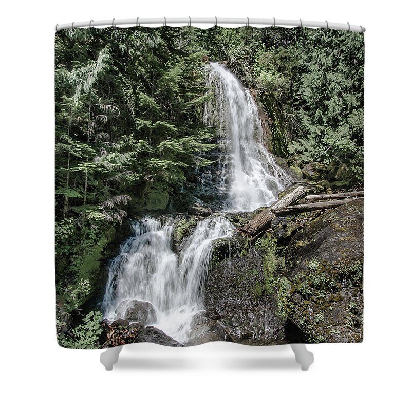 Water Falls Shower Curtain featuring the photograph Falls Creek Falls by Jaime Mercado